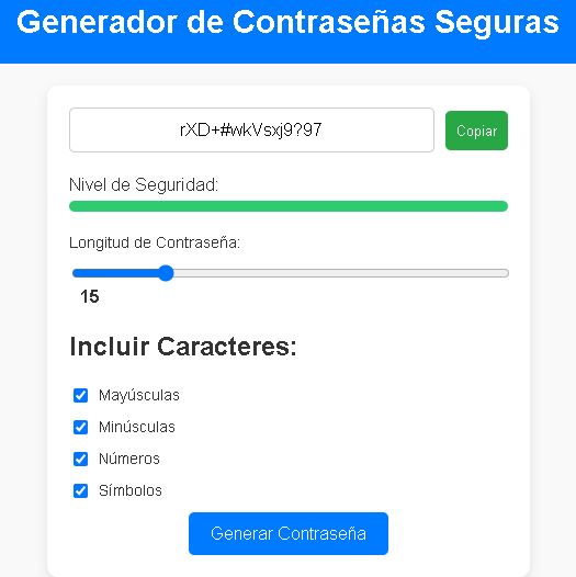 Generador de Contraseñas